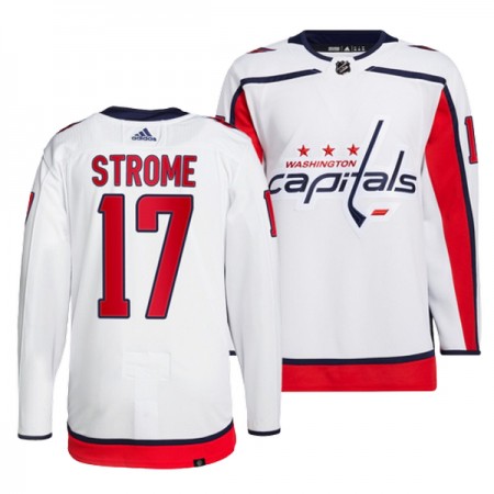 Washington Capitals Dylan Strome 17 Adidas Weiss Trikot Authentic - Herren